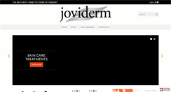 Desktop Screenshot of joviderm.com